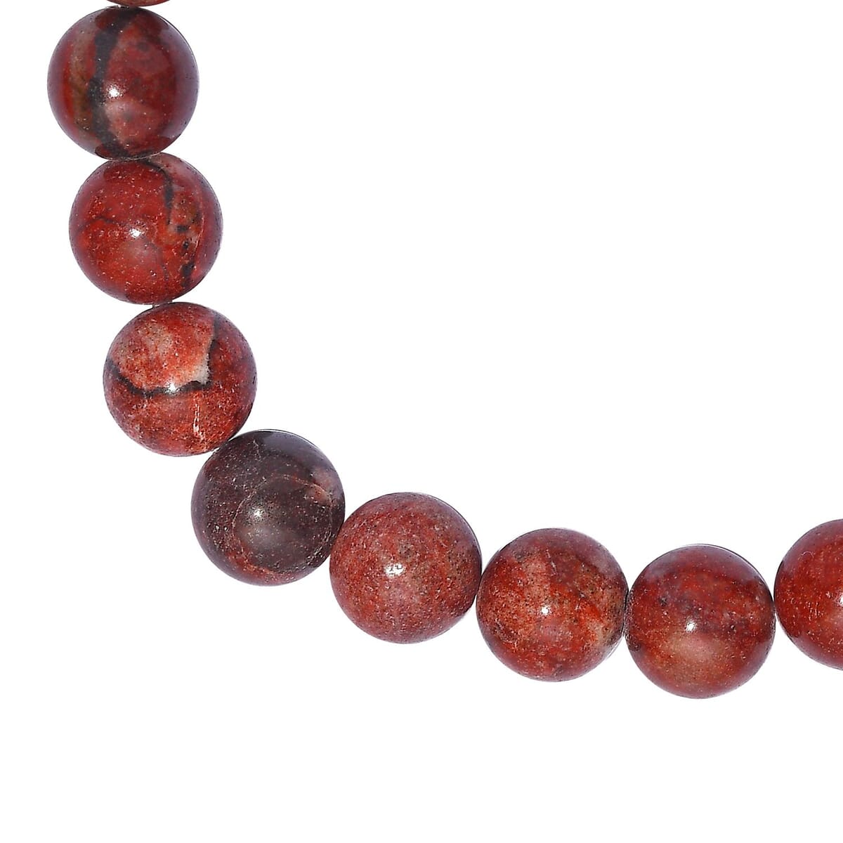 Multi Jasper 150.00 ctw Beaded Stretch Bracelet image number 4