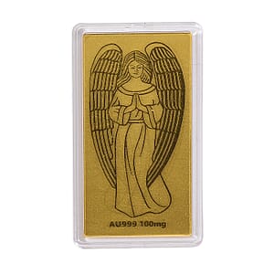 Doorbuster 24K Golden Guardian Angel Emboss Sheet 55x30mm 100mg