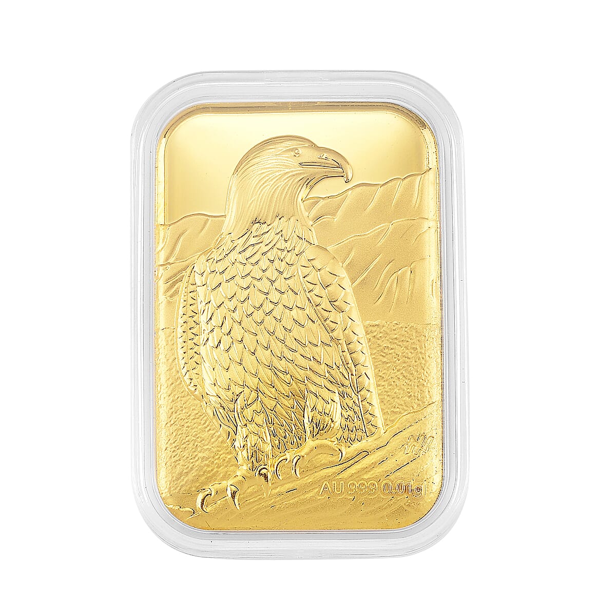Doorbuster 24K Golden Eagle of Fortune Emboss Sheet 31x45.5mm 10mg image number 0