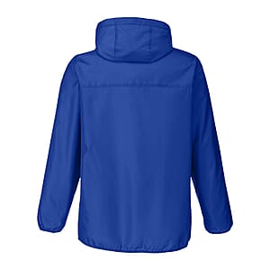 Closeout Team 365 Royal Blue Packable Fanny Pack Unisex Anorak Weather Jacket - M
