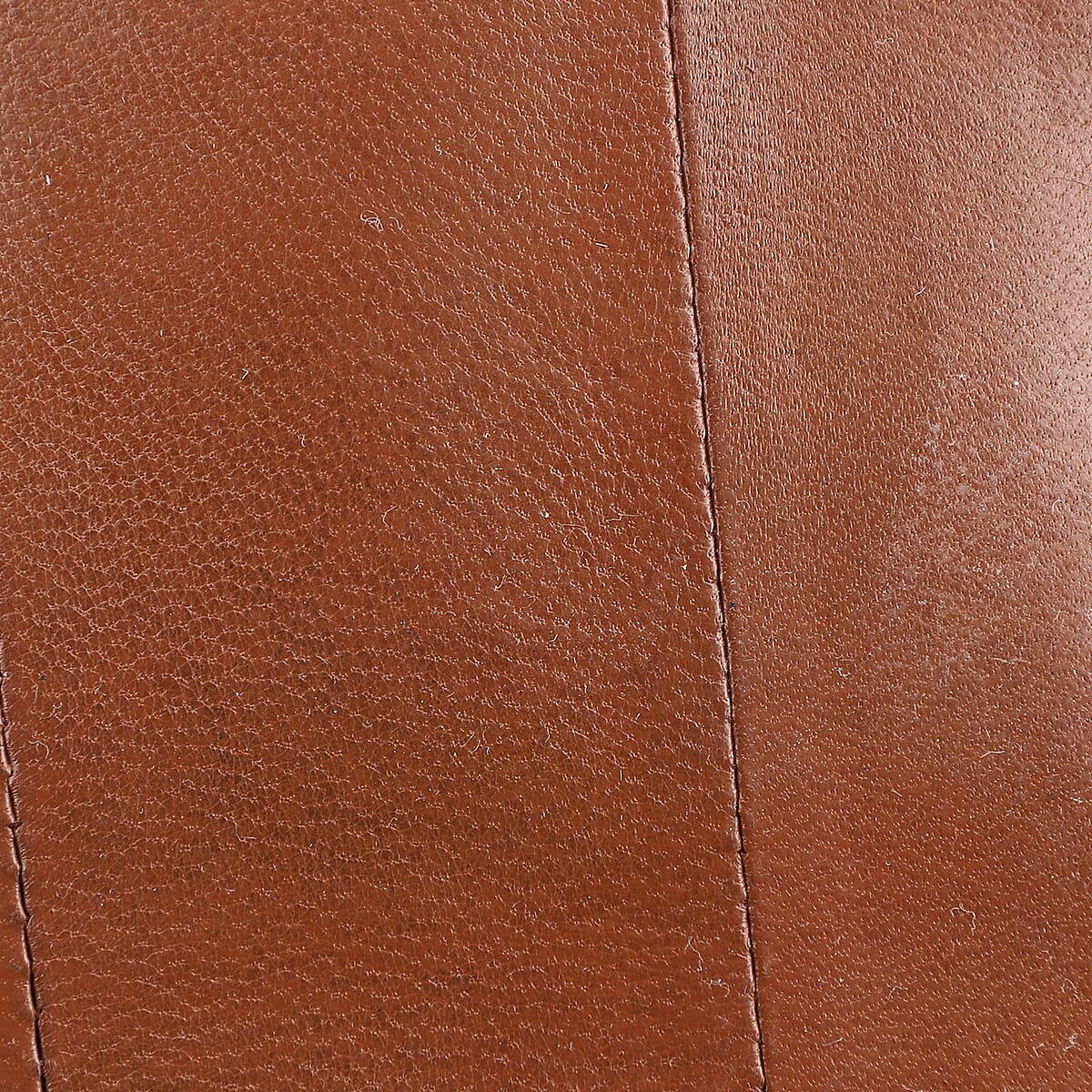 Tamsy Tan Genuine Leather Crossbody Bag  with 3 Front Zippers  image number 5