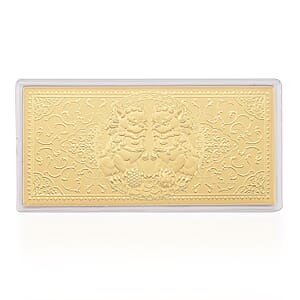 24K Gold Foo Dogs Emboss Sheet 155x75mm (100mg)