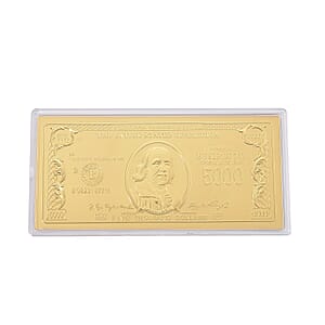 Doorbuster 24K Gold Dollar Currency Emboss Sheet 155x75mm (100mg)