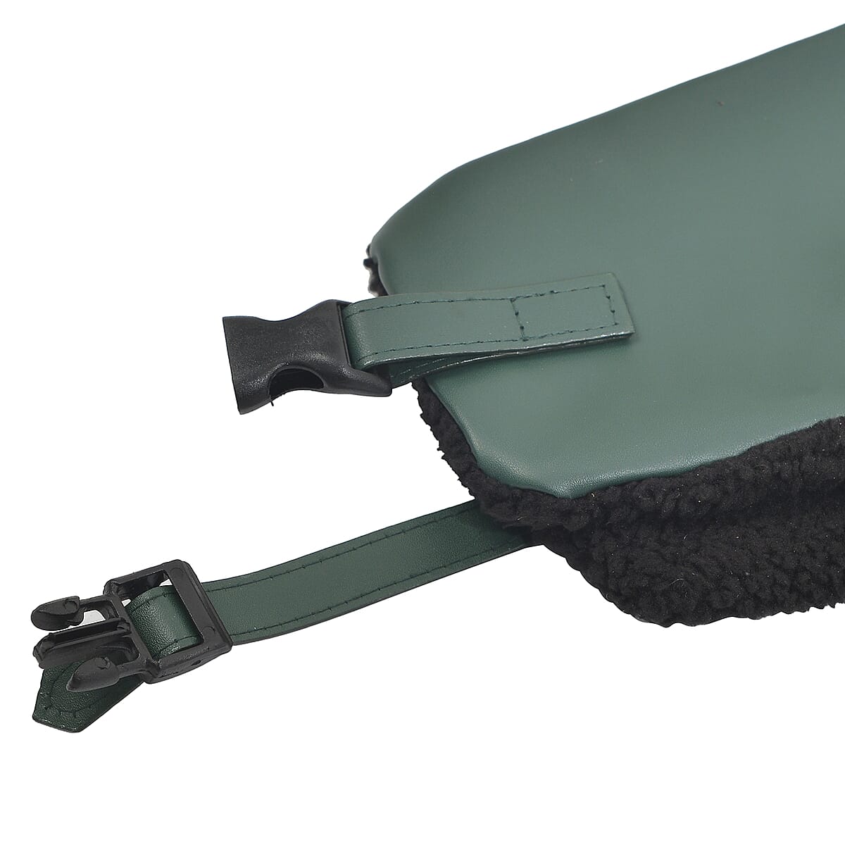 Livmore Green Faux Leather Trapper Hat image number 6