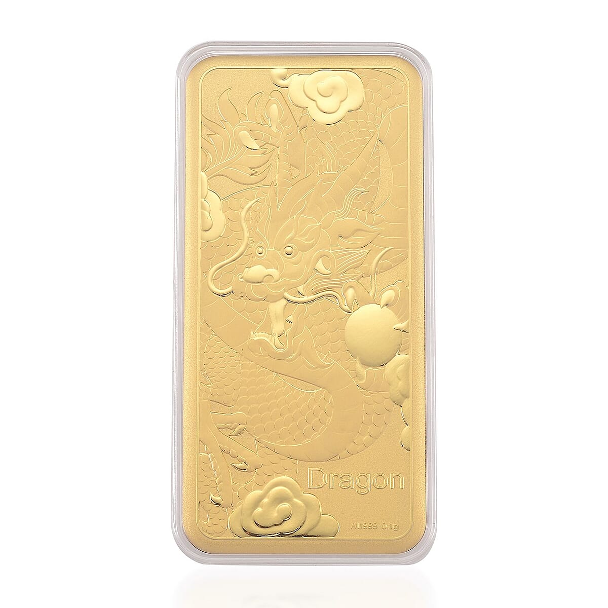 Doorbuster 24K Golden Dragon of Fortune Emboss Sheet (156x76.4mm) 100mg (Del. in 5-7 Days)  image number 0