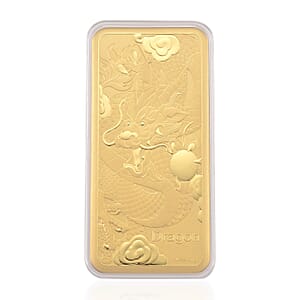 Doorbuster 24K Golden Dragon of Fortune Emboss Sheet (156x76.4mm) 100mg (Del. in 5-7 Days) 
