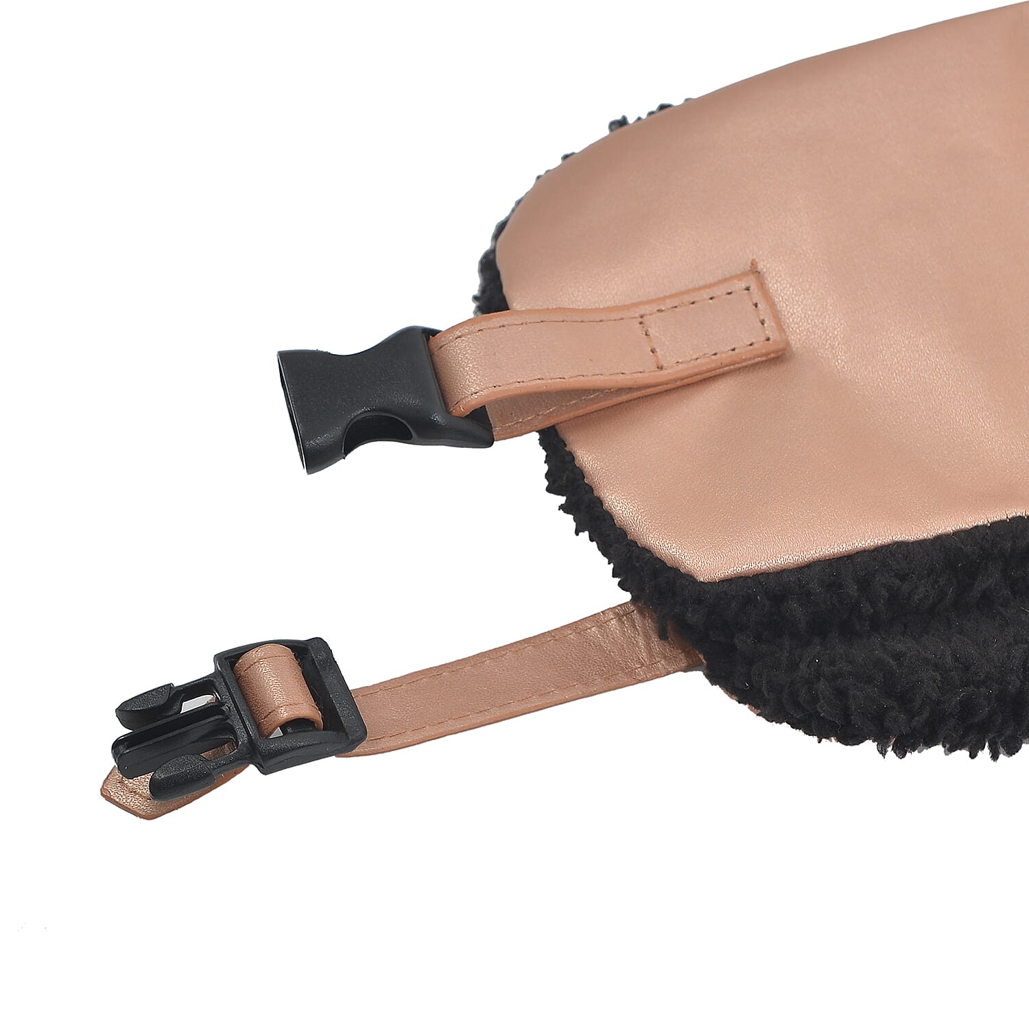 Livmore Pink Faux Leather Trapper Hat