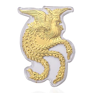 24K Gold Phoenix Emboss Sheet 12x8.5mm (20mg)