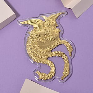 Doorbuster 24K Golden Phoenix Emboss Sheet  with Book Packaging  4.5x2.5 inches (20 mg)