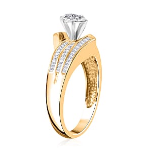 Diamond G-H I3 0.50 ctw Ring in 10K Yellow Gold (Size 5.5)