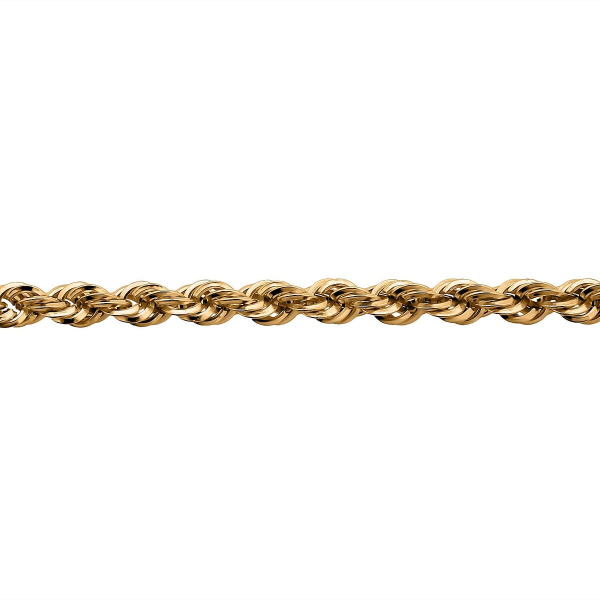 18K Yellow Gold 1.5mm Rope Chain Necklace 22 Inches 2 Grams image number 4