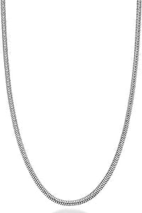 Sterling Silver 2mm Snake Chain Necklace 20 Inches 7.70 Grams