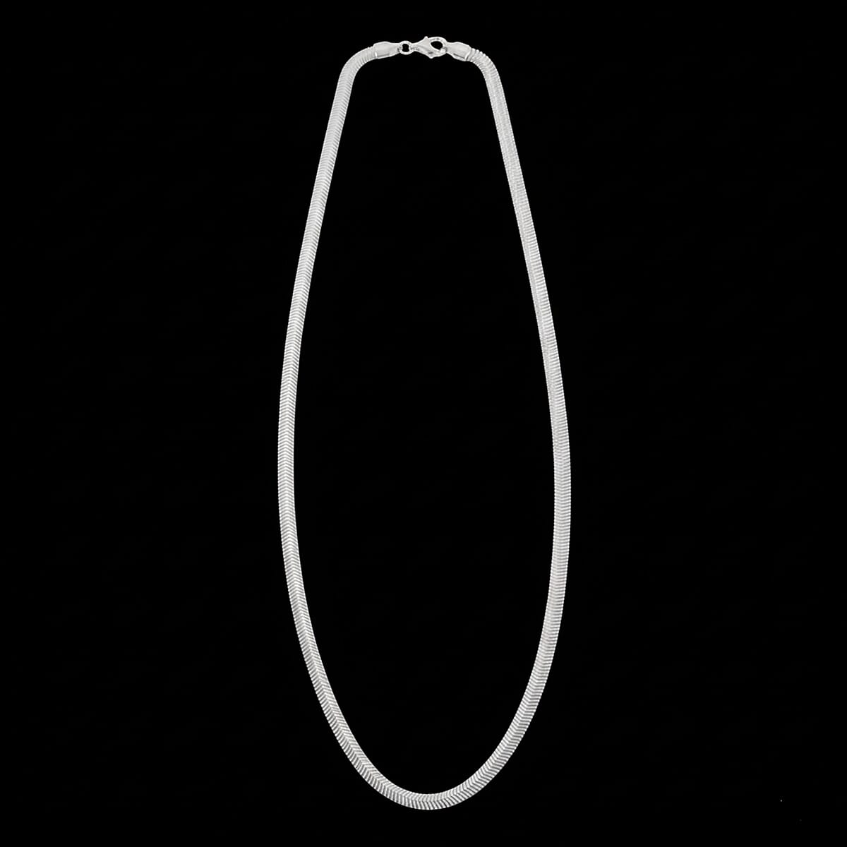 Sterling Silver 2mm Snake Chain Necklace 22 Inches 8.40 Grams image number 1