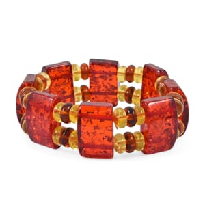Amber Large Tanker Stretch Bracelet (6-7In)