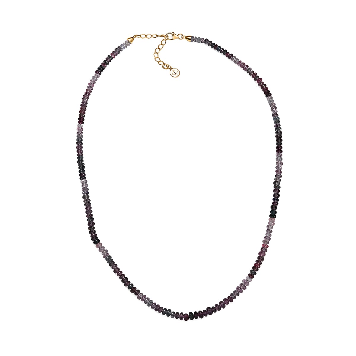Luxoro AAA Multi Spinel 72.00 ctw Beaded Necklace in 14K Yellow Gold 18 Inches image number 3
