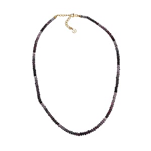 Luxoro AAA Multi Spinel 72.00 ctw Beaded Necklace in 14K Yellow Gold 18 Inches