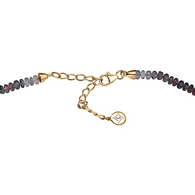 Luxoro AAA Multi Spinel 72.00 ctw Beaded Necklace in 14K Yellow Gold 18 Inches