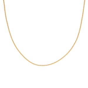 Minimalistic Ball Chain Necklace in 22K Yellow Gold 3.90 Grams 20 Inches
