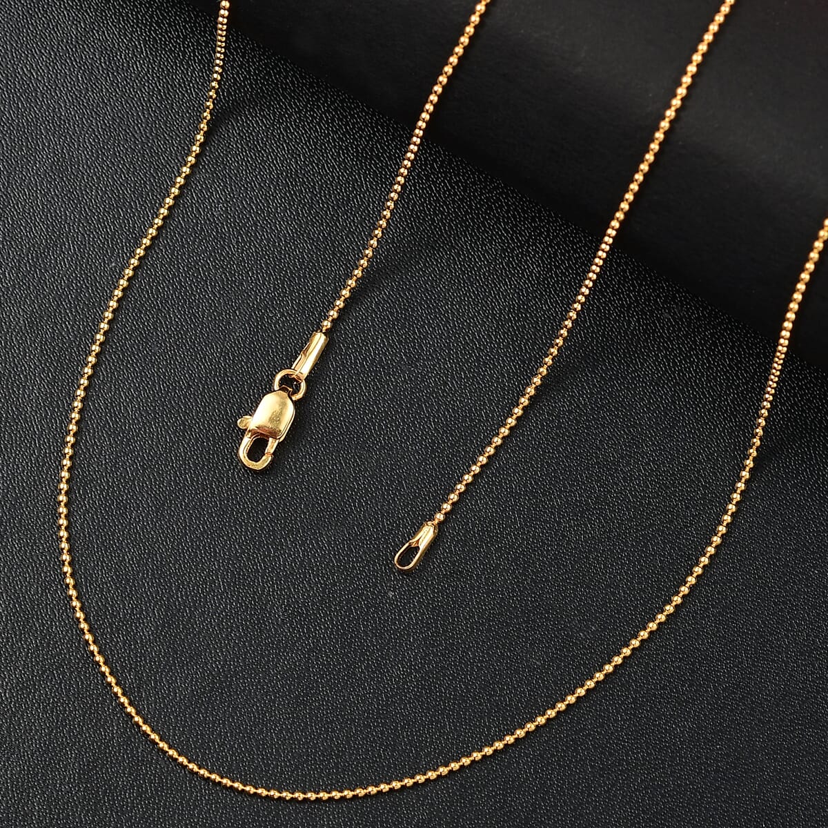 Minimalistic Ball Chain Necklace in 22K Yellow Gold 3.90 Grams 20 Inches image number 1