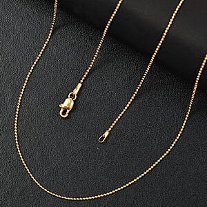 Minimalistic Ball Chain Necklace in 22K Yellow Gold 3.90 Grams 20 Inches
