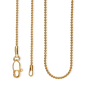 Minimalistic Ball Chain Necklace in 22K Yellow Gold 3.90 Grams 20 Inches