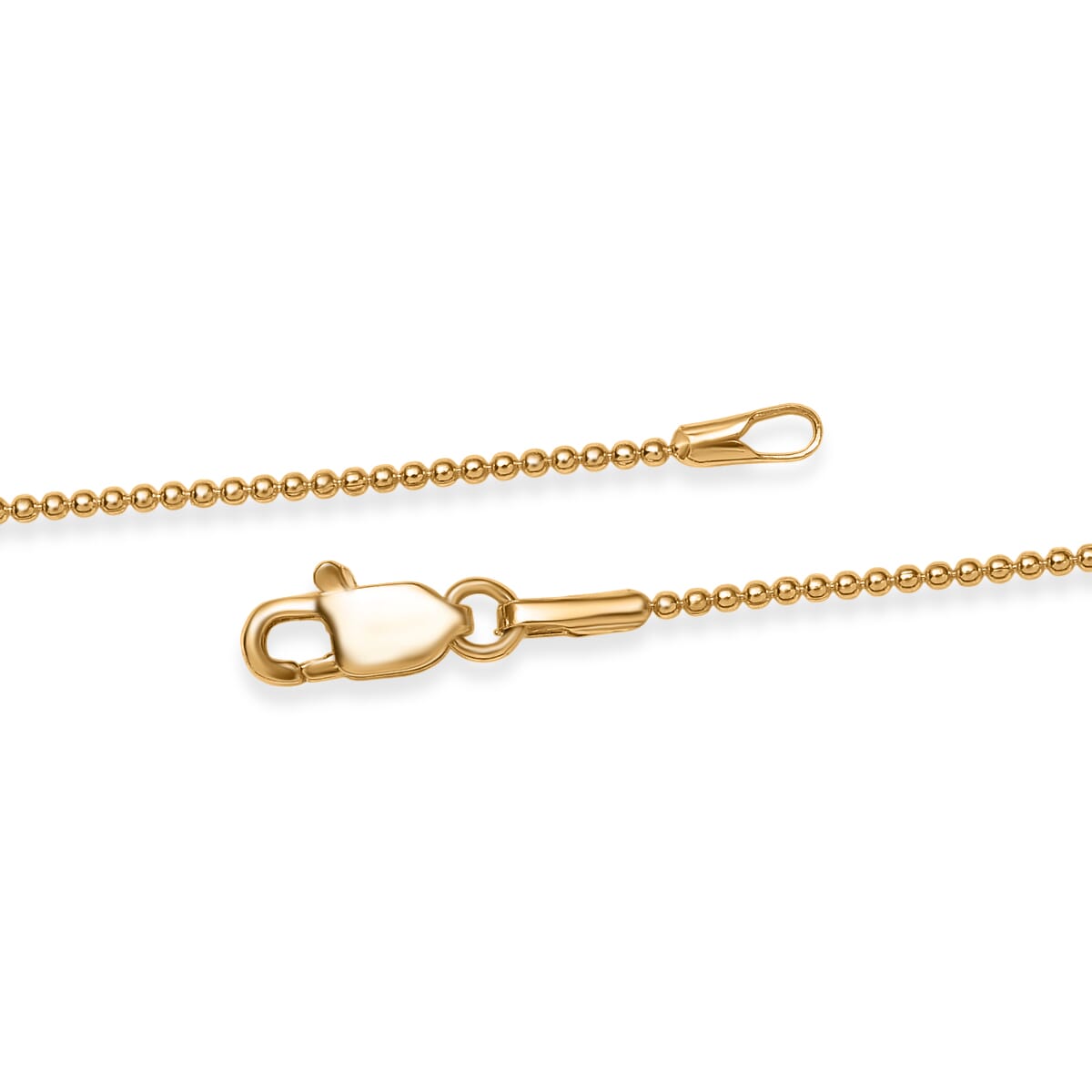 Minimalistic Ball Chain Necklace in 22K Yellow Gold 3.90 Grams 20 Inches image number 4