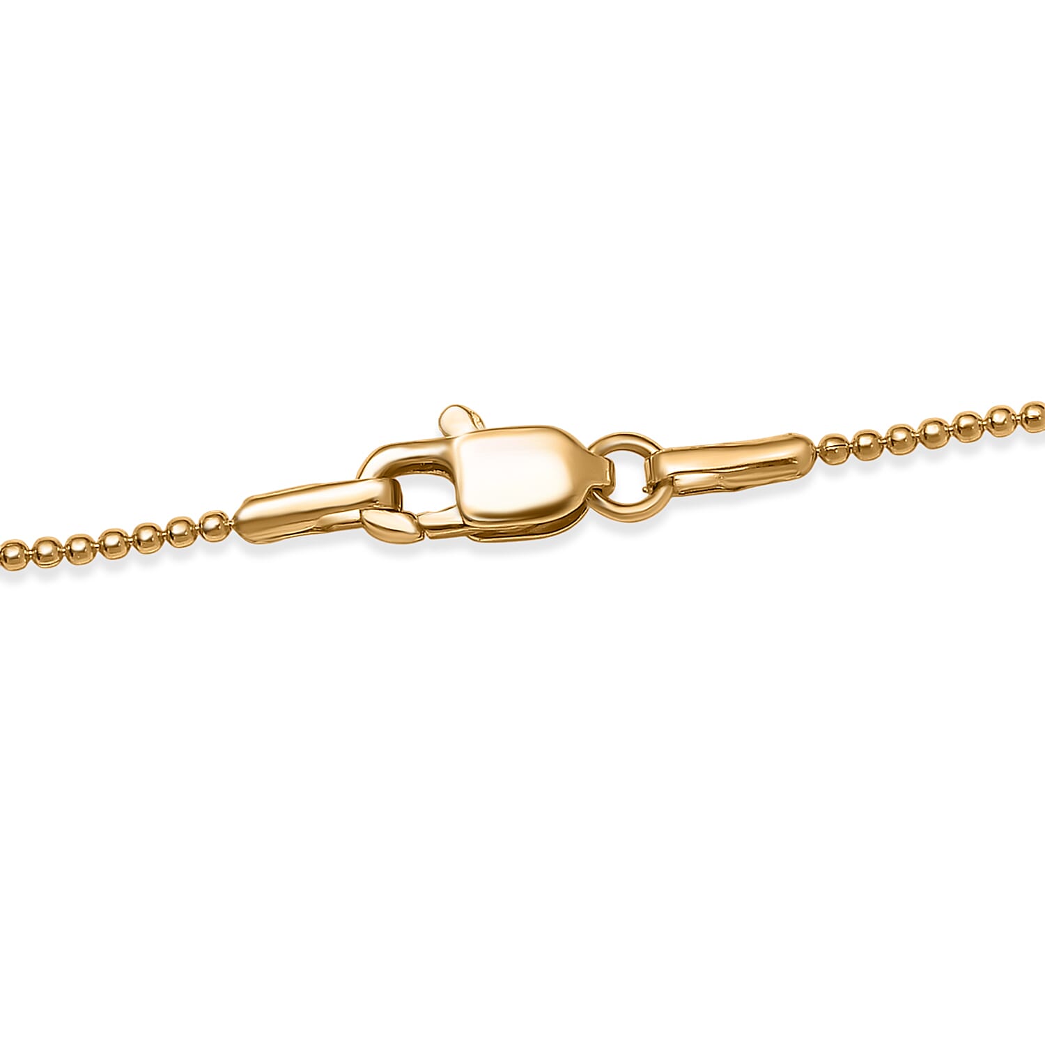 Minimalistic Ball Chain Necklace in 22K Yellow Gold 3.90 Grams 20 Inches