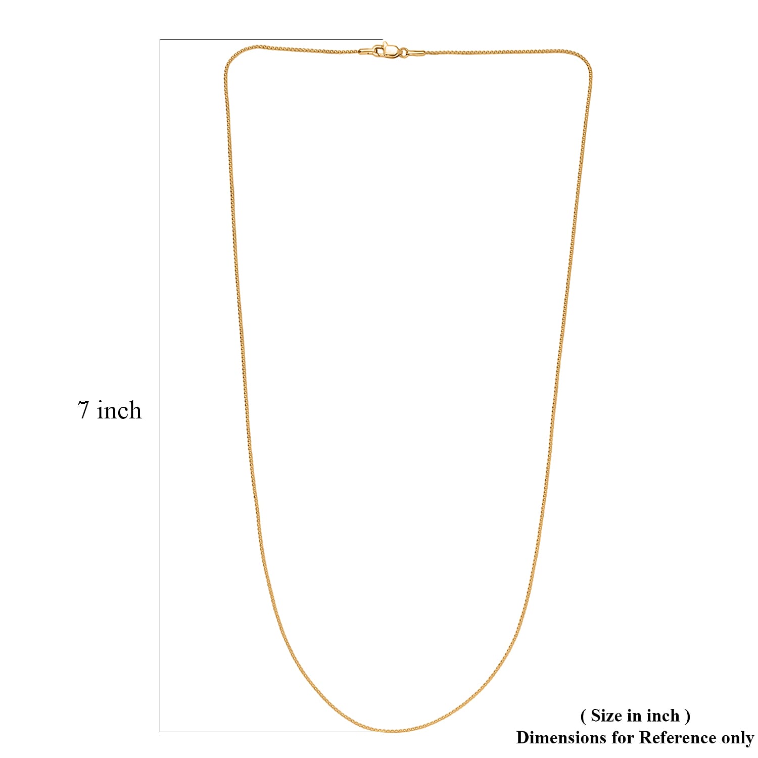 Minimalistic Ball Chain Necklace in 22K Yellow Gold 3.90 Grams 20 Inches