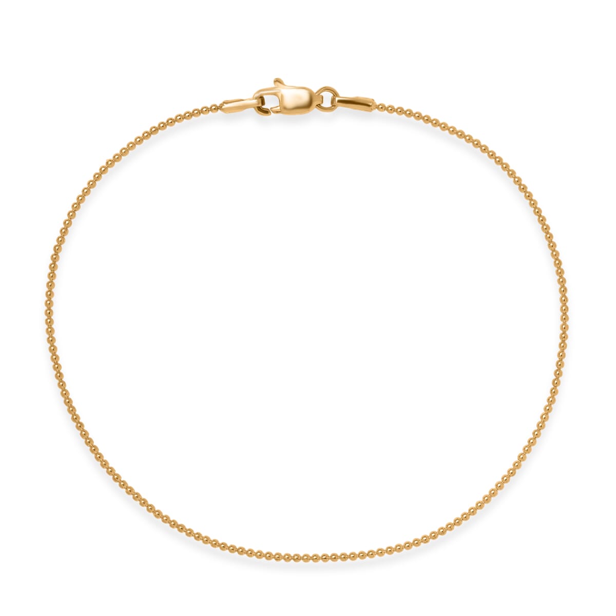 Minimalistic Ball Chain Bracelet in 22K Yellow Gold (7.25 In) 1.75 Grams image number 0