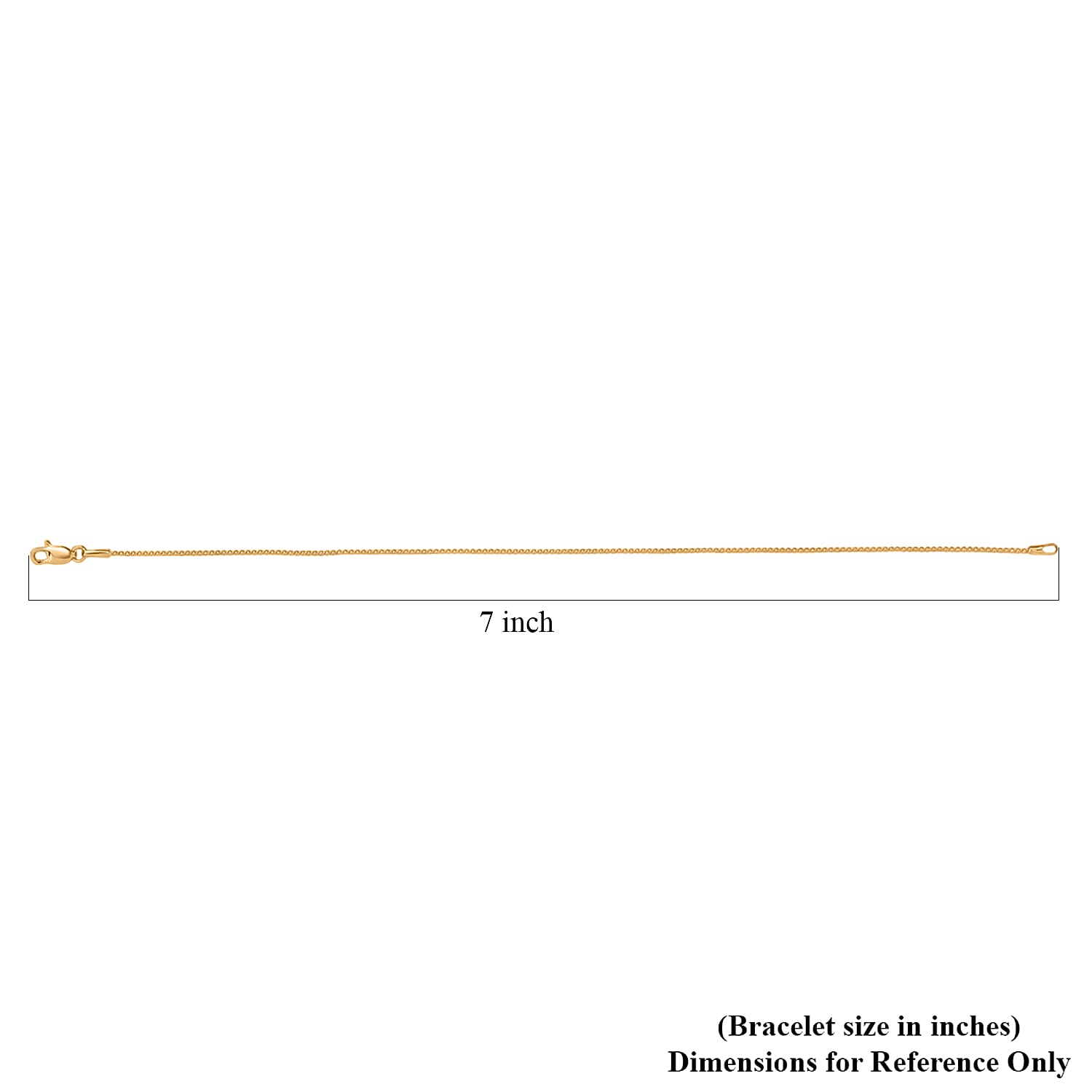 Minimalistic Ball Chain Bracelet in 22K Yellow Gold (7.25 In) 1.75 Grams