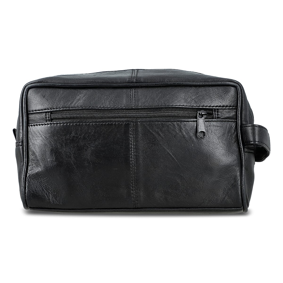 Black Genuine leather Tolitery Kit Pouch image number 0