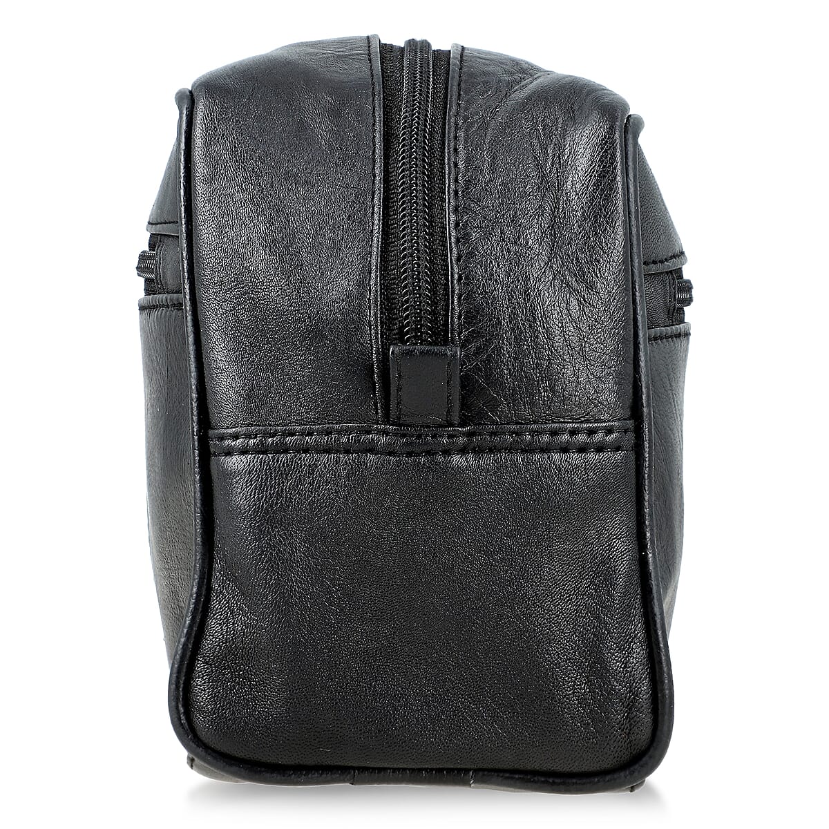 Black Genuine leather Tolitery Kit Pouch image number 5