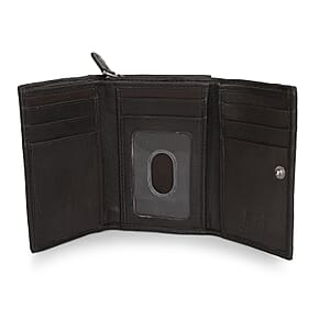 Livmore Brown 100% Genuine Leather RFID Wallet
