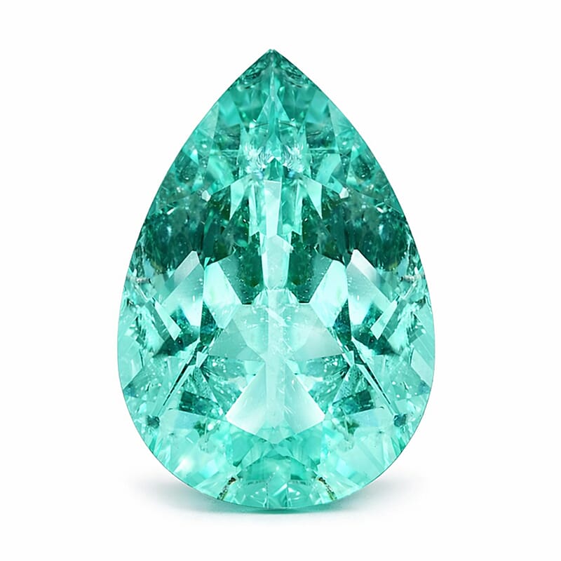 AAAA Paraiba Tourmaline (Pear Free Size) 1.50 ctw