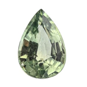 AAAA Green Sapphire (Pear 7x5 mm) 0.70 ctw