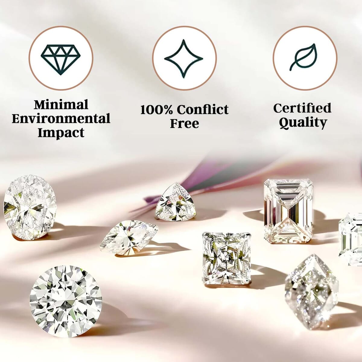 IGI Certified Luxuriant Lab Grown Diamond E-F VS Solitaire Stud Earrings in 14K Yellow Gold 4.00 ctw image number 6