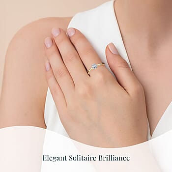 Yellow Gold Over Sterling Silver / 0.5 / 10 - Product card gallery slide 2 (9432849776895)