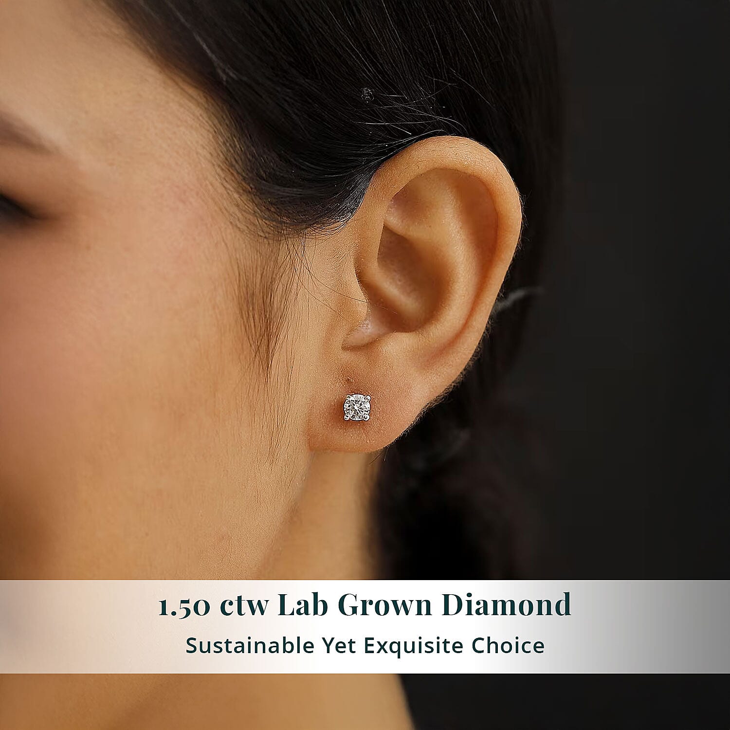 Yellow Gold Over Sterling Silver / 0.5 - Product card gallery slide 2 (10146209792283)