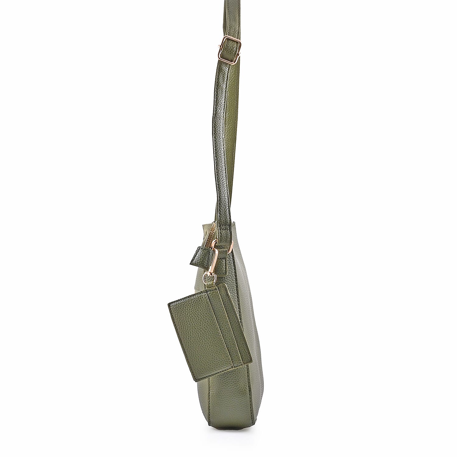 Faux Leather Shoulder Bag