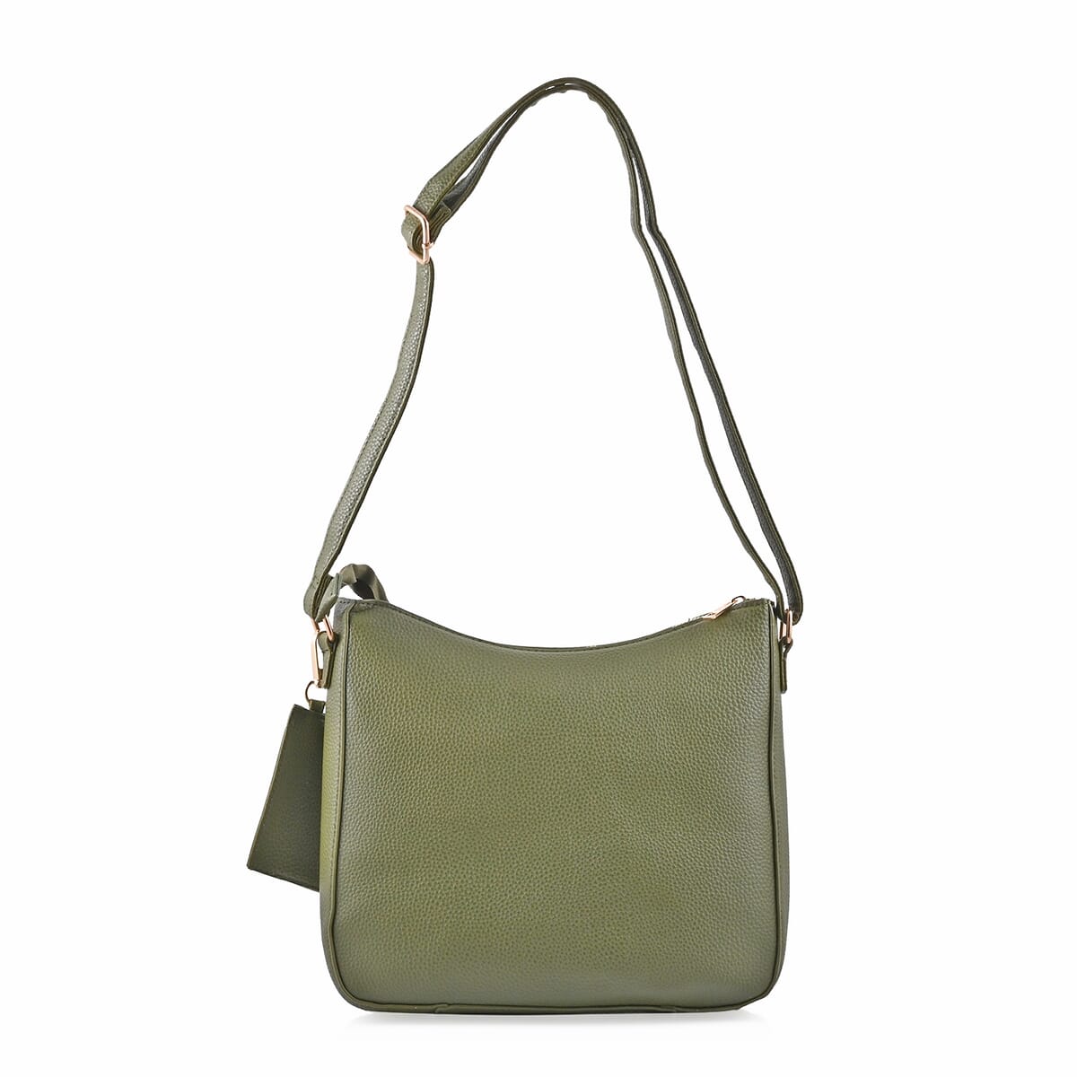 Alexis Bendel Olive Faux Leather Shoulder Bag image number 2