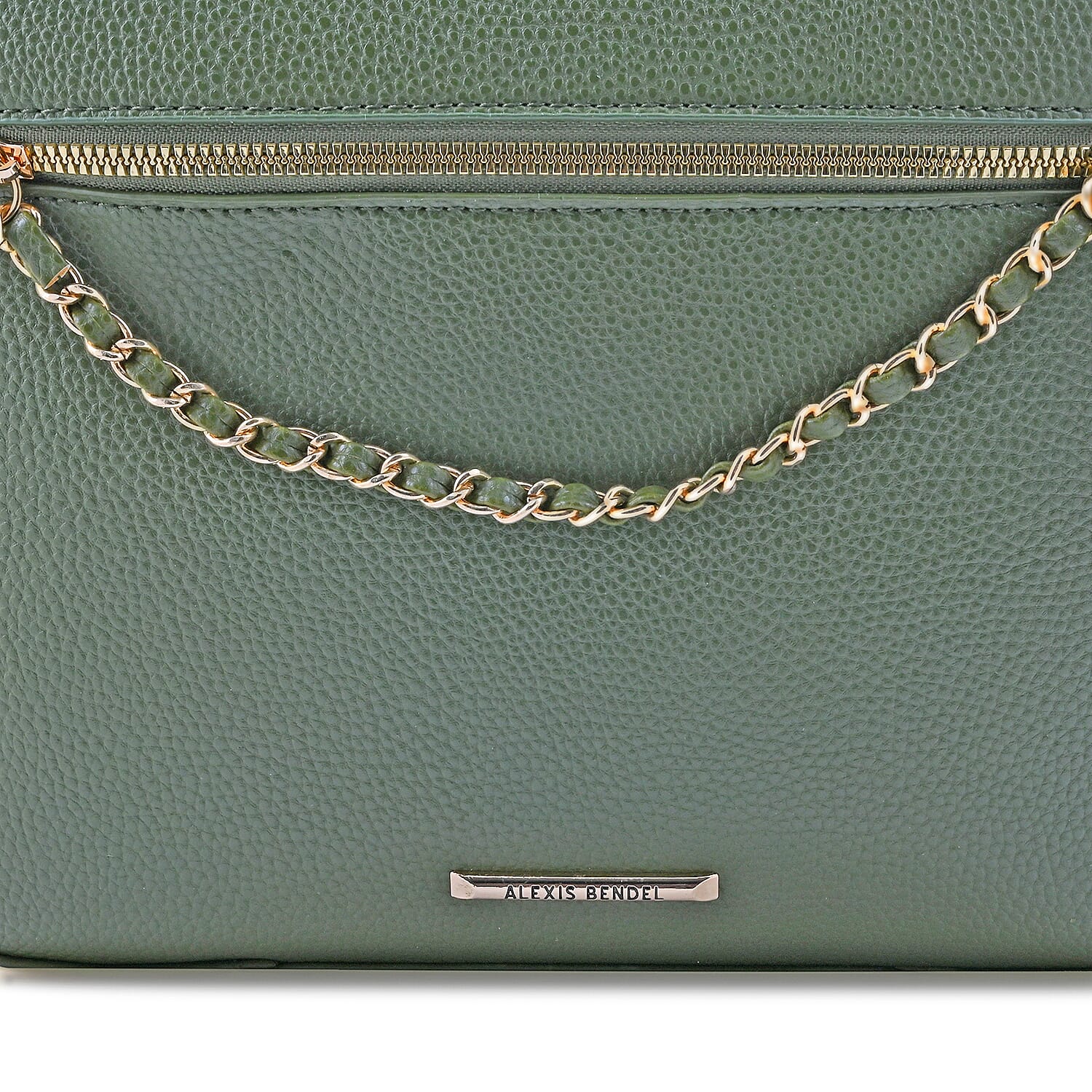 Faux Leather Shoulder Bag