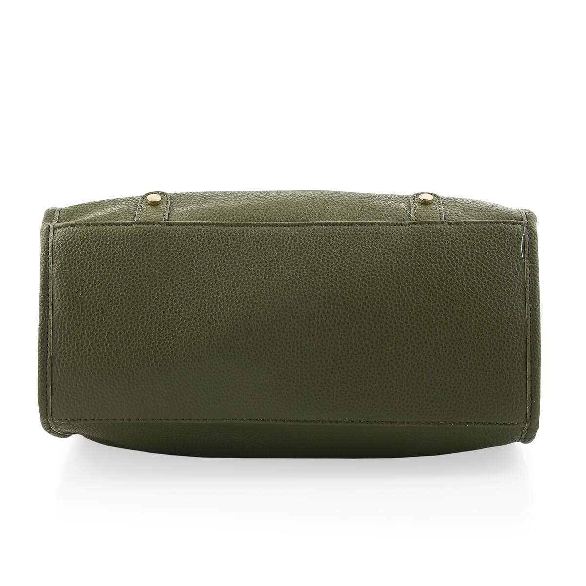 Alexis Bendel Olive Faux Leather Shoulder Bag with Top Handle image number 4