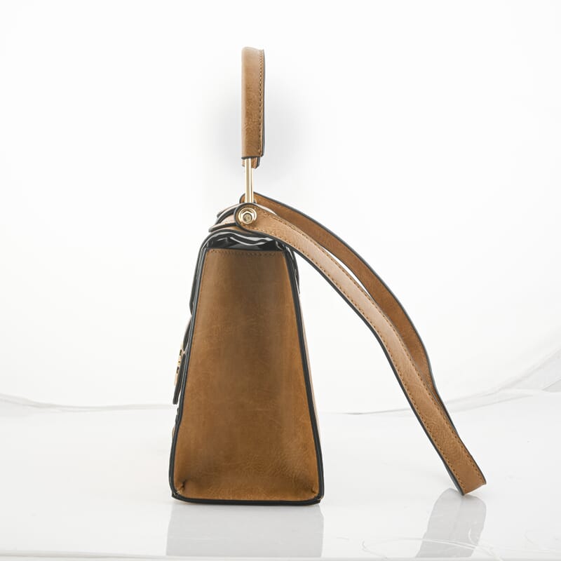 Alexis Bendel Pink Faux Leather Crossbody Bag