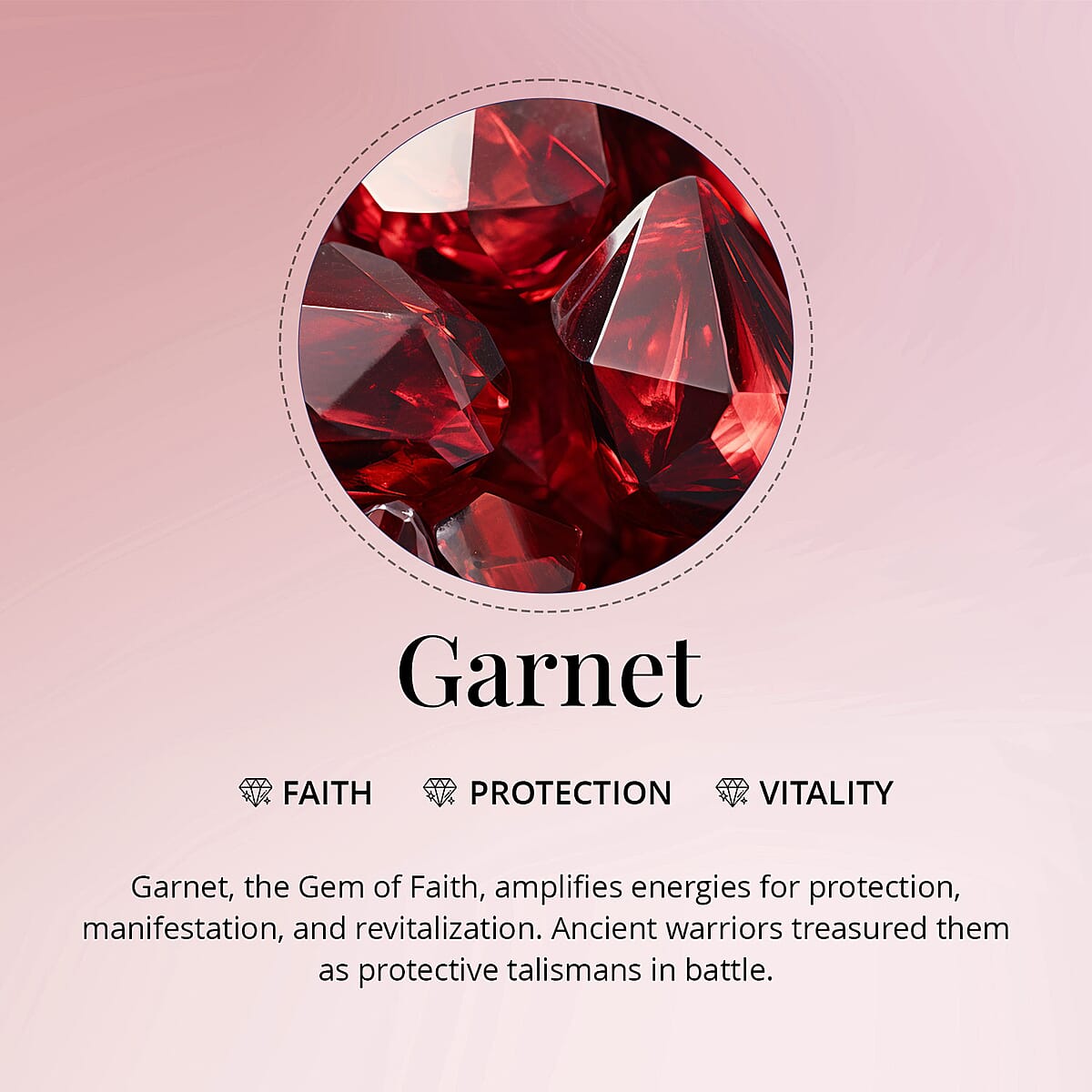 Luxoro 14K Yellow Gold AAA Radiant Ember Garnet, Diamond (I2) Ring (Size 5.0) 1.80 ctw image number 7