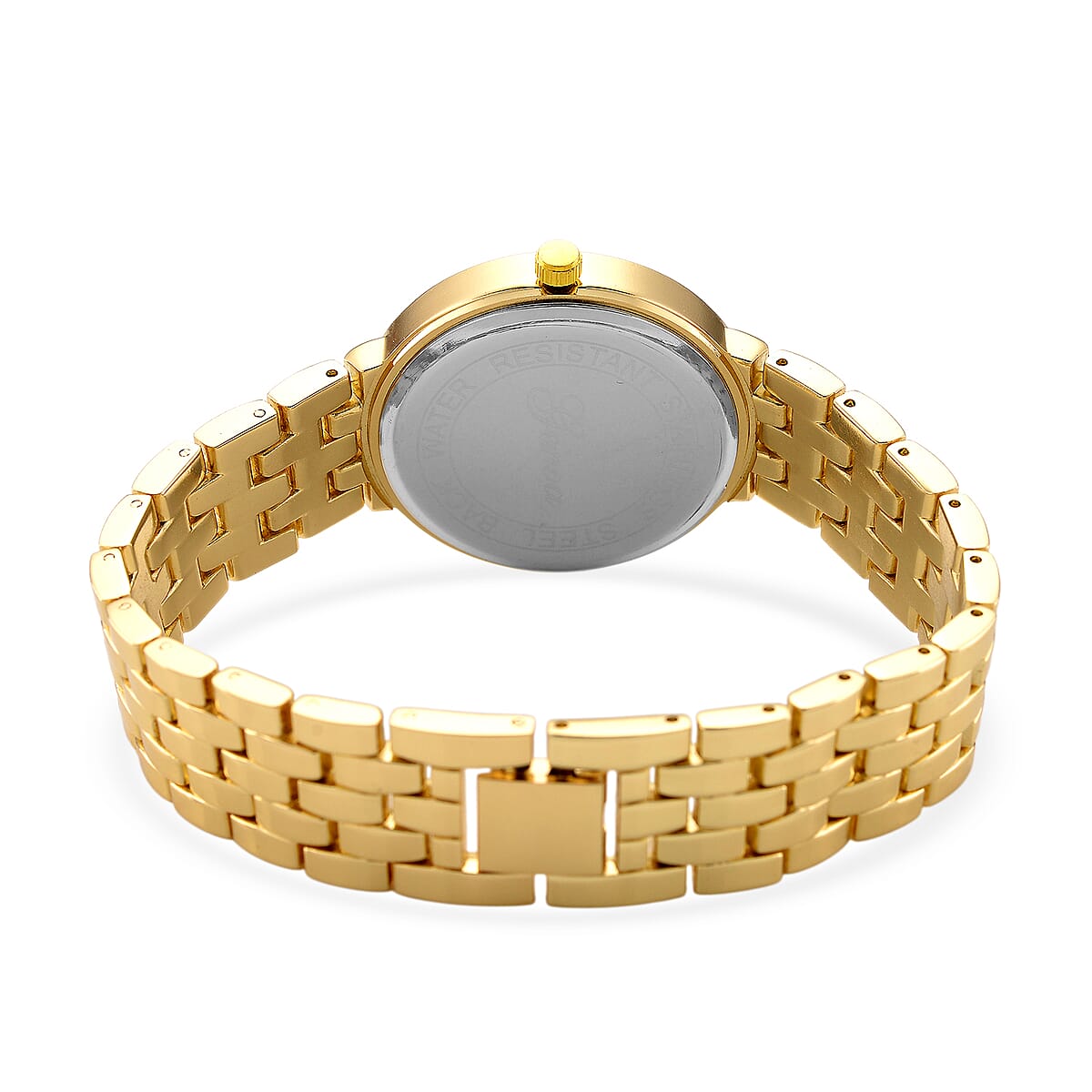 Genoa Austrian Crystal Japanese Movement Watch in Goldtone image number 6