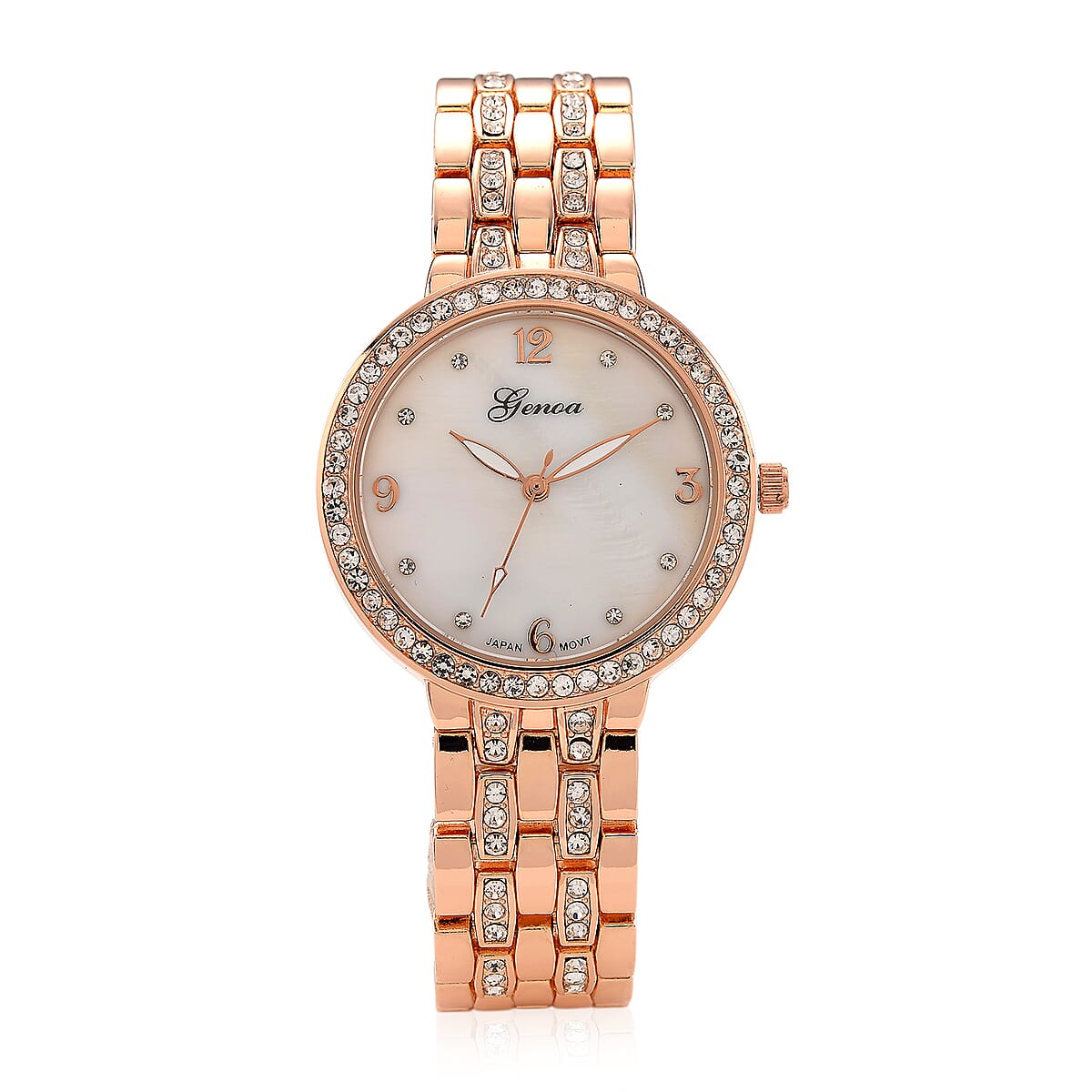 Fashion Pink Crystal Women\'s Watch - Genoa Brand Genoa Women Wristwatches for sale | eBay main image 4