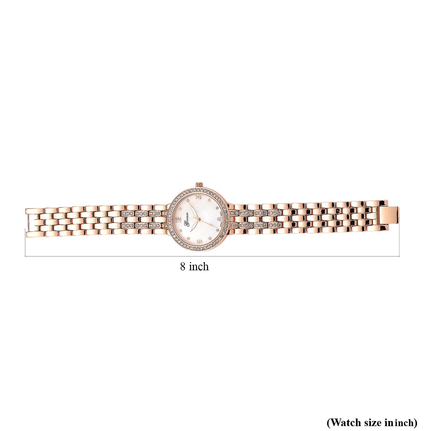 Buy Genoa Austrian Crystal Japanese Movement Watch in Rosetone at