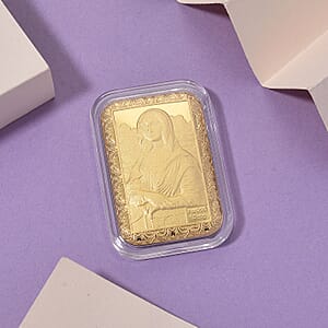 Doorbuster 24K Golden Muse-The Mona Lisa Edition Emboss Sheet 31x45.5mm 10mg