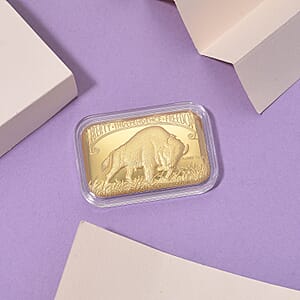 Doorbuster 24K Golden Bison Tribute Emboss Sheet 31x45.5mm 10mg