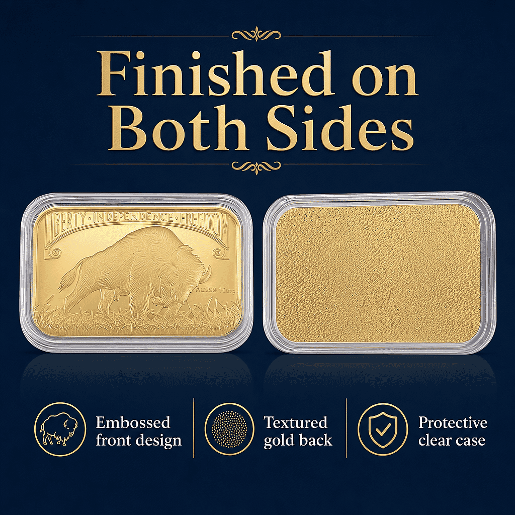 Bison 24k Gold Embossed Sheet 10mg